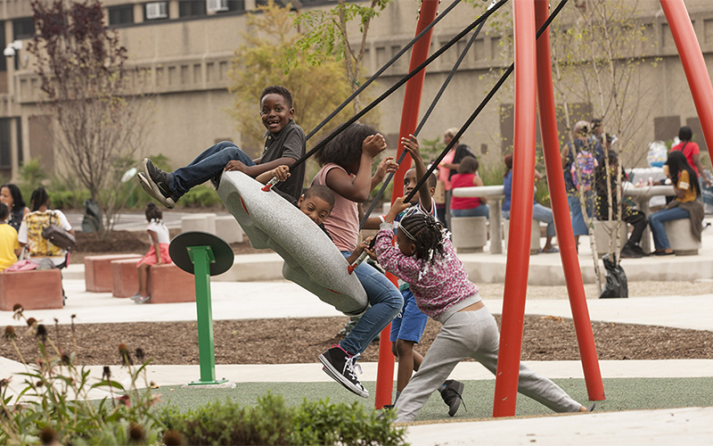 The John W. Cook Academy Space to Grow Schoolyard